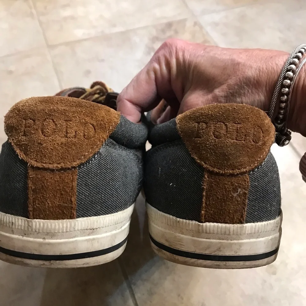 Polo Ralph Lauren ralph canvas 🤽‍♂️leather